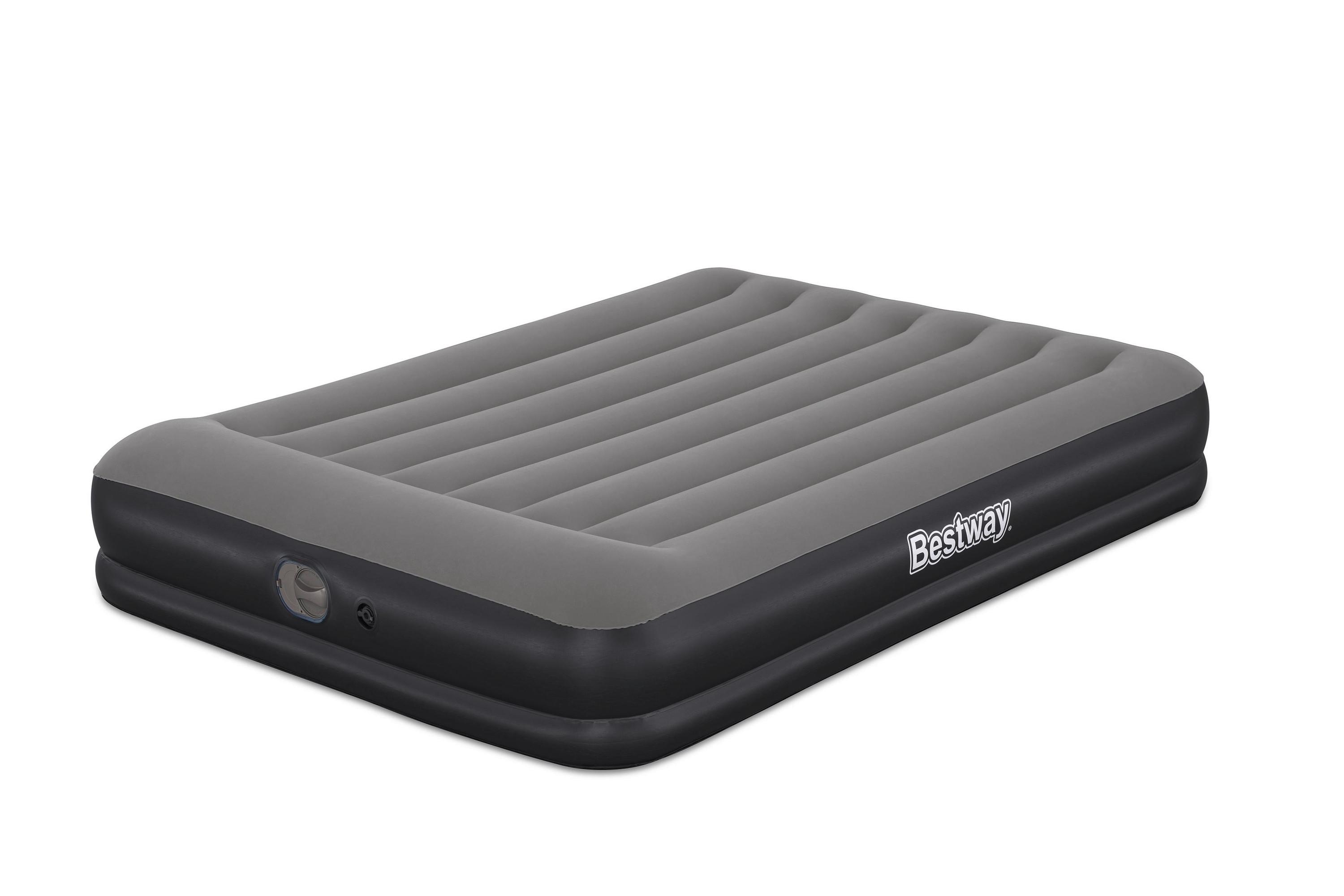LUCHTMATRAS RONNY -EXT- - Grijs, Kunststof (203/152/36cm) - Bestway