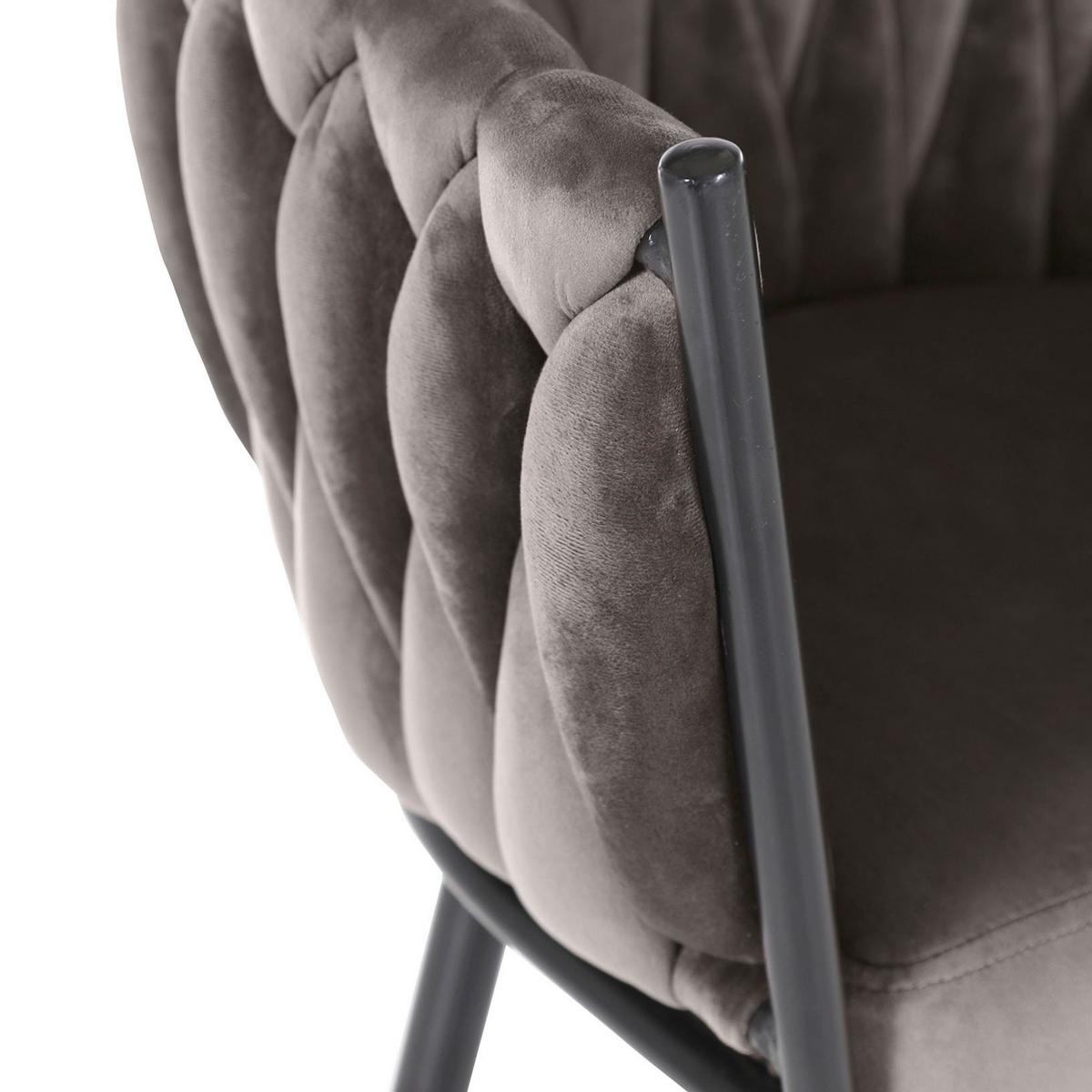 STOŁEK BAROWY WEAVY - antracytowy, Lifestyle (57/110/61cm) - Landscape