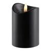 LED-Kerze Sven Schwarz - Schwarz, Konventionell, Naturmaterialien (7/10cm)