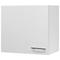 Küchenoberschrank Weiß - Edelstahlfarben/Weiß, MODERN, Holzwerkstoff/Metall (60/54/32cm) - FlexWell