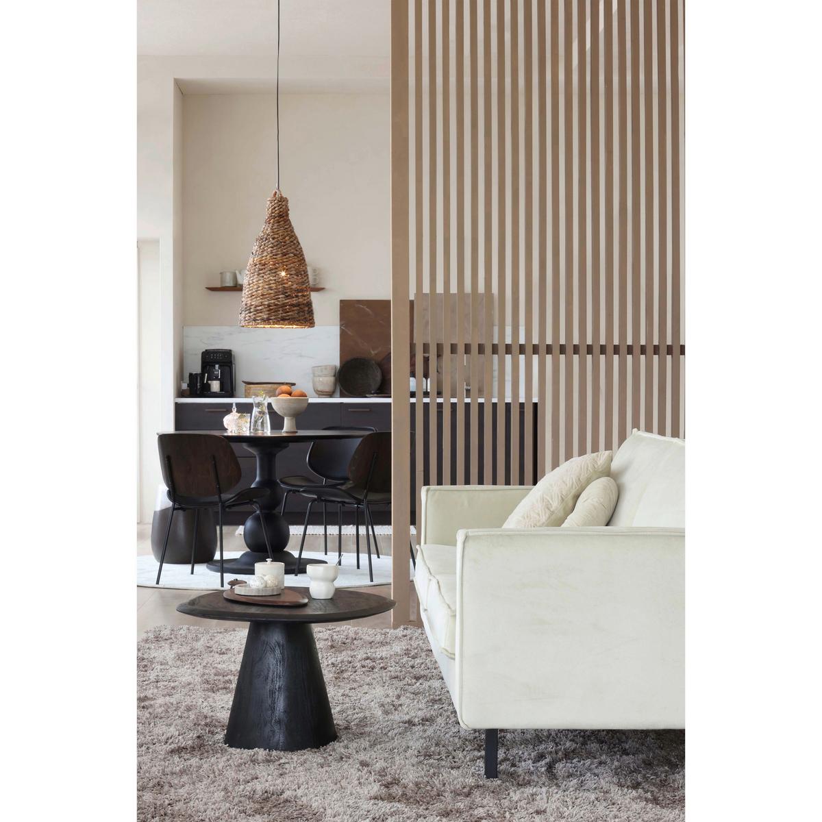 Couchtisch Posture Schwarz B: 80 cm - Schwarz, Design, Holz (120/80/47cm) - Livetastic