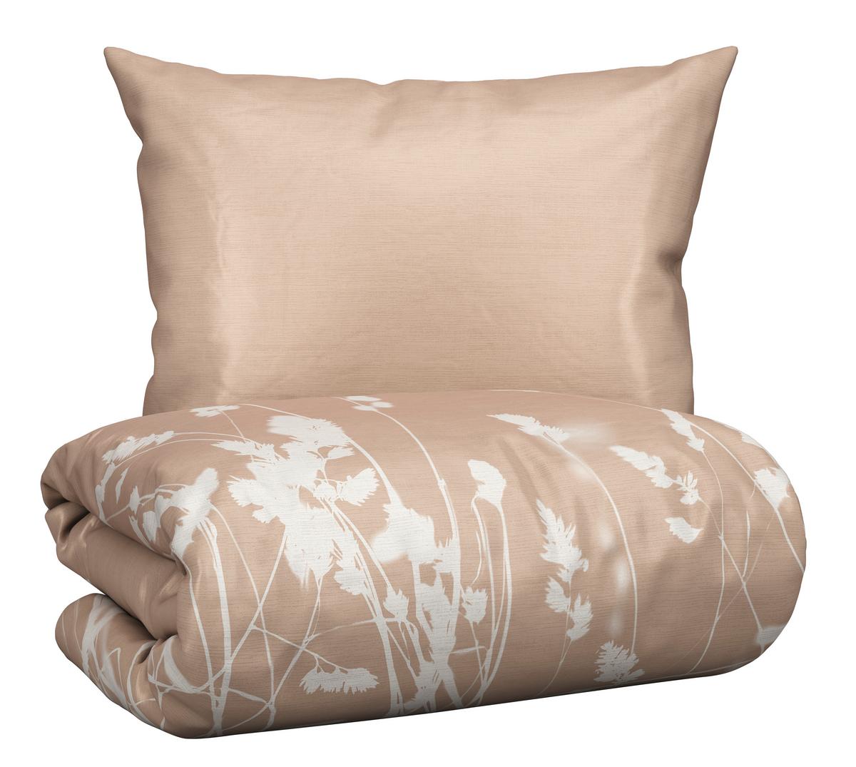 BETTWÄSCHESET EMILIA - Beige, Natur, Textil (160/210cm) - Modern Living
