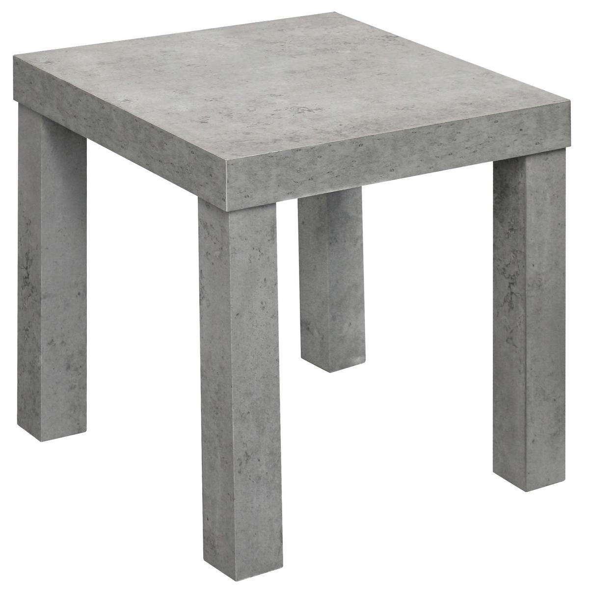 Masă auxiliară NORMEN - gri, Modern, material pe bază de lemn (39/40/39cm) - Best Price