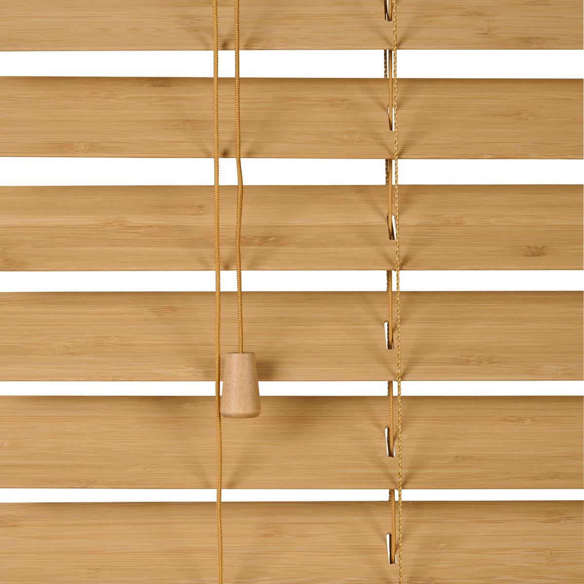 Jalousie Venetian Natur ca. 90x130cm - Naturfarben, Natur, Holz (90/130cm) - Homeware