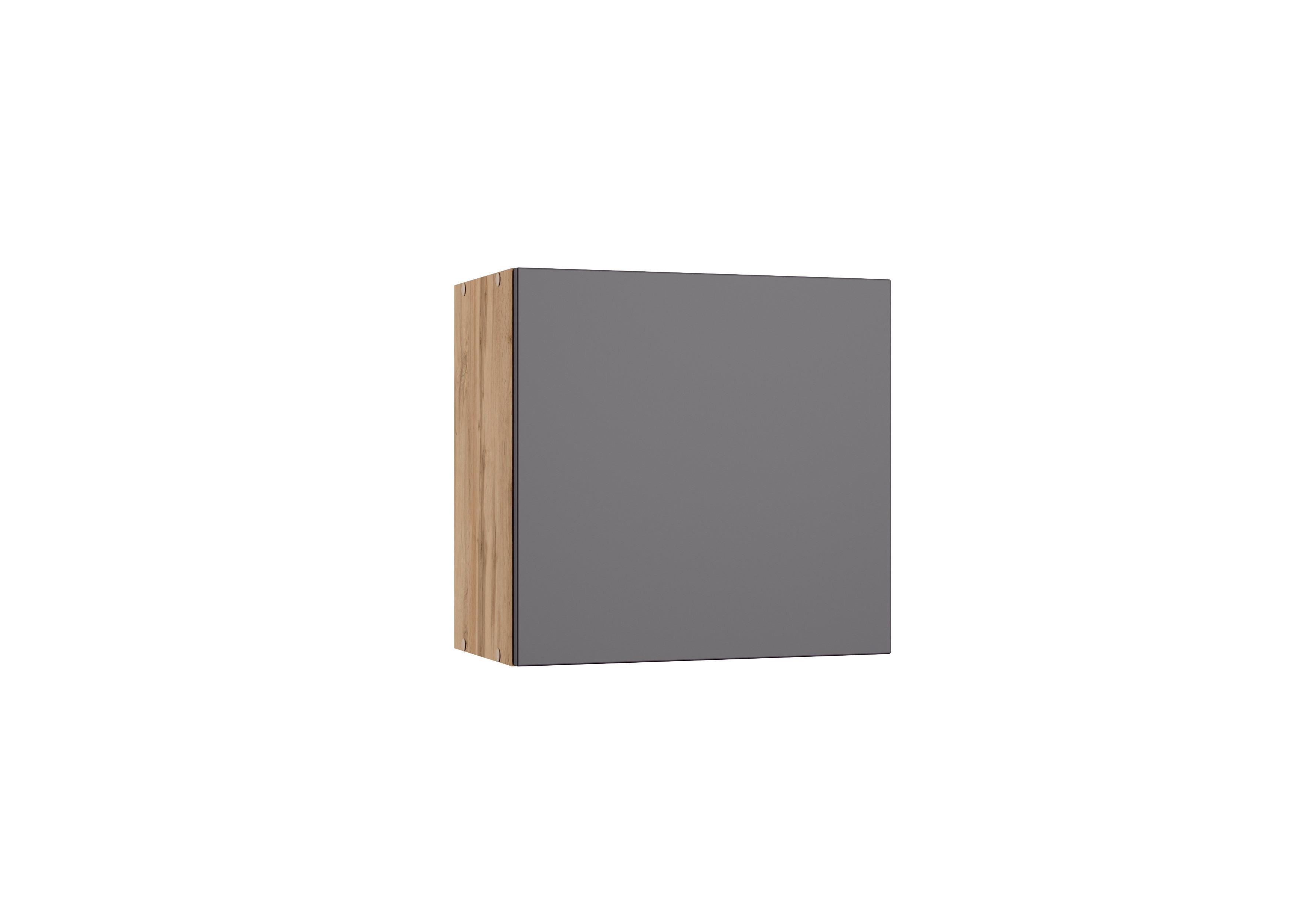 Küchenoberschrank Turin ca. 60x57 cm Grau/Eiche - Eiche Wotan/Grau, Design (60/57/34cm) - Held