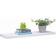 Stenska Polica Sunny - bela, Moderno, les (80/9/24cm) - Premium Living Stenska Polica Sunny - bela, Moderno, les (80/9/24cm) - Premium Living