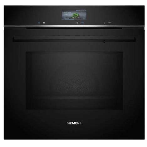 Backofen HM736G1B1 mit Mikrowellenfunktion - Schwarz, Metall (59,4/59,5/54,8cm) - Siemens