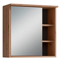 Spiegelschrank Wellness mit LED 1 Tür BHT 60x61x28 cm - MODERN, Glas/Holzwerkstoff (60/61/28cm) - MID.YOU