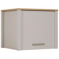 Aufsatzschrank Sardegna Kaschmir/Eiche - Kaschmir/Silberfarben, ROMANTIK / LANDHAUS, Holzwerkstoff/Metall (70/60/60cm) - home24