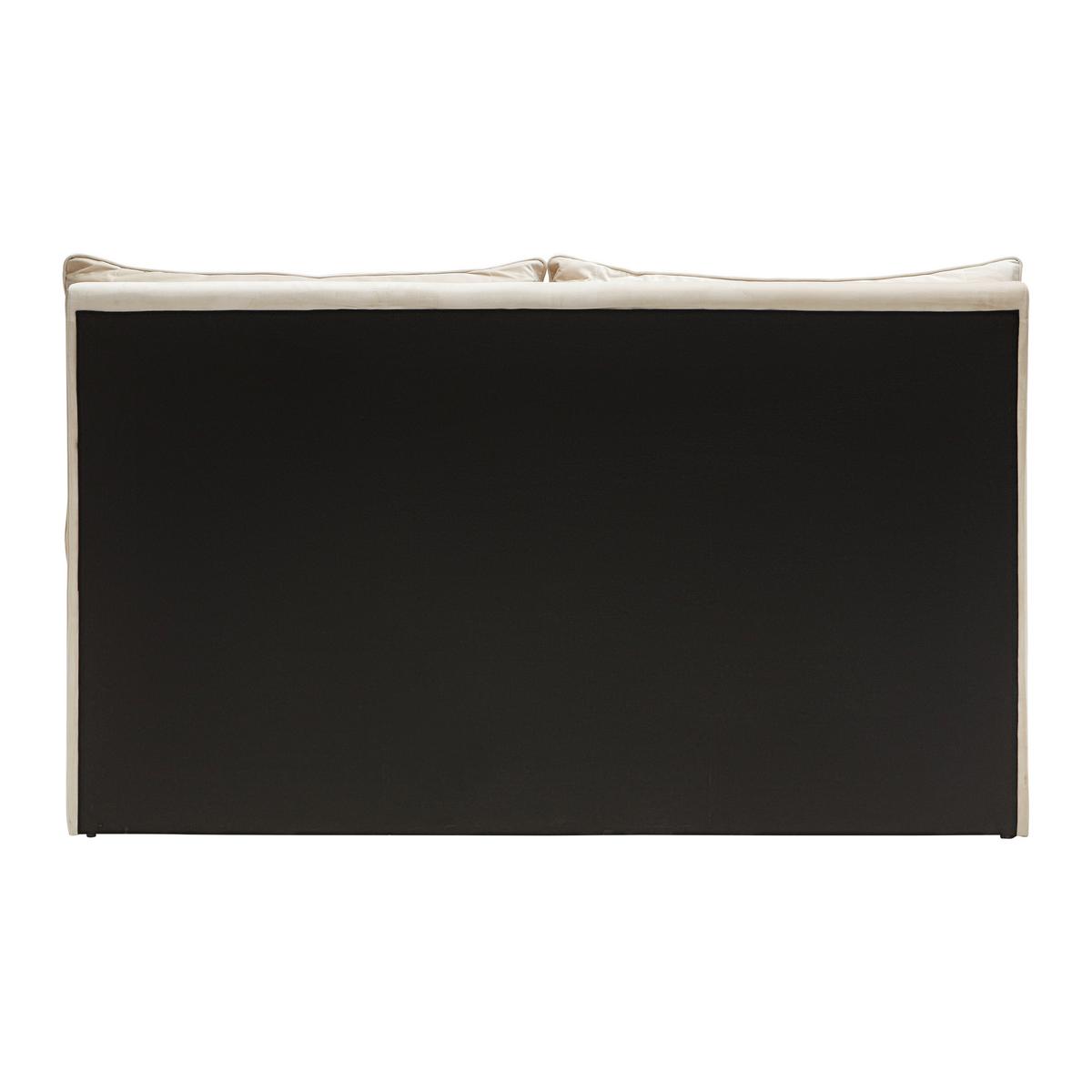 Polsterbett Malea ca. 180x200 cm Beige - Beige/Schwarz, MODERN, Holz/Textil (180/200cm) - Bessagi Home