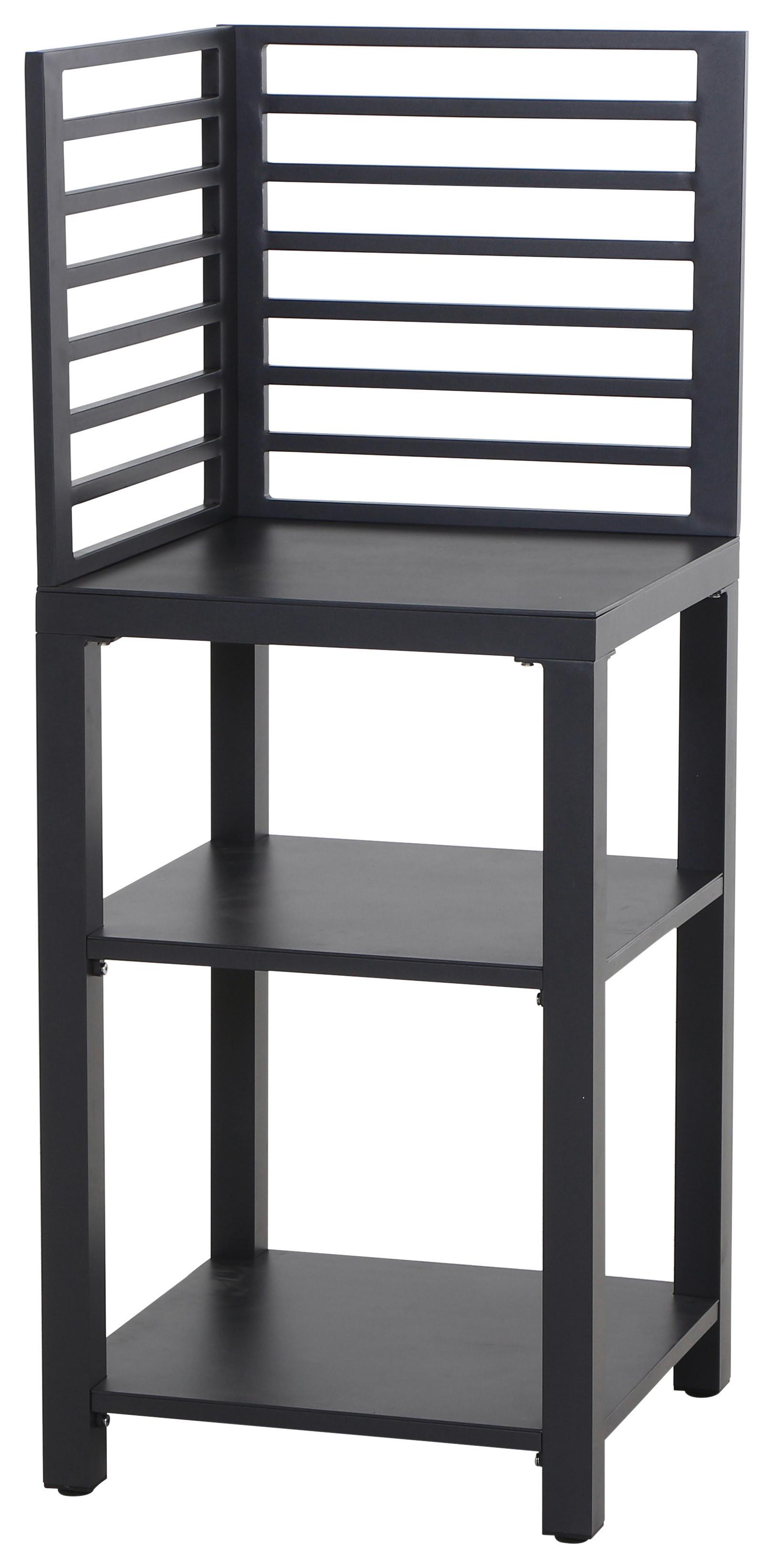 OUTDOORKÜCHE L19582 - Anthrazit, MODERN, Metall (56/90/56cm) - Siena Garden