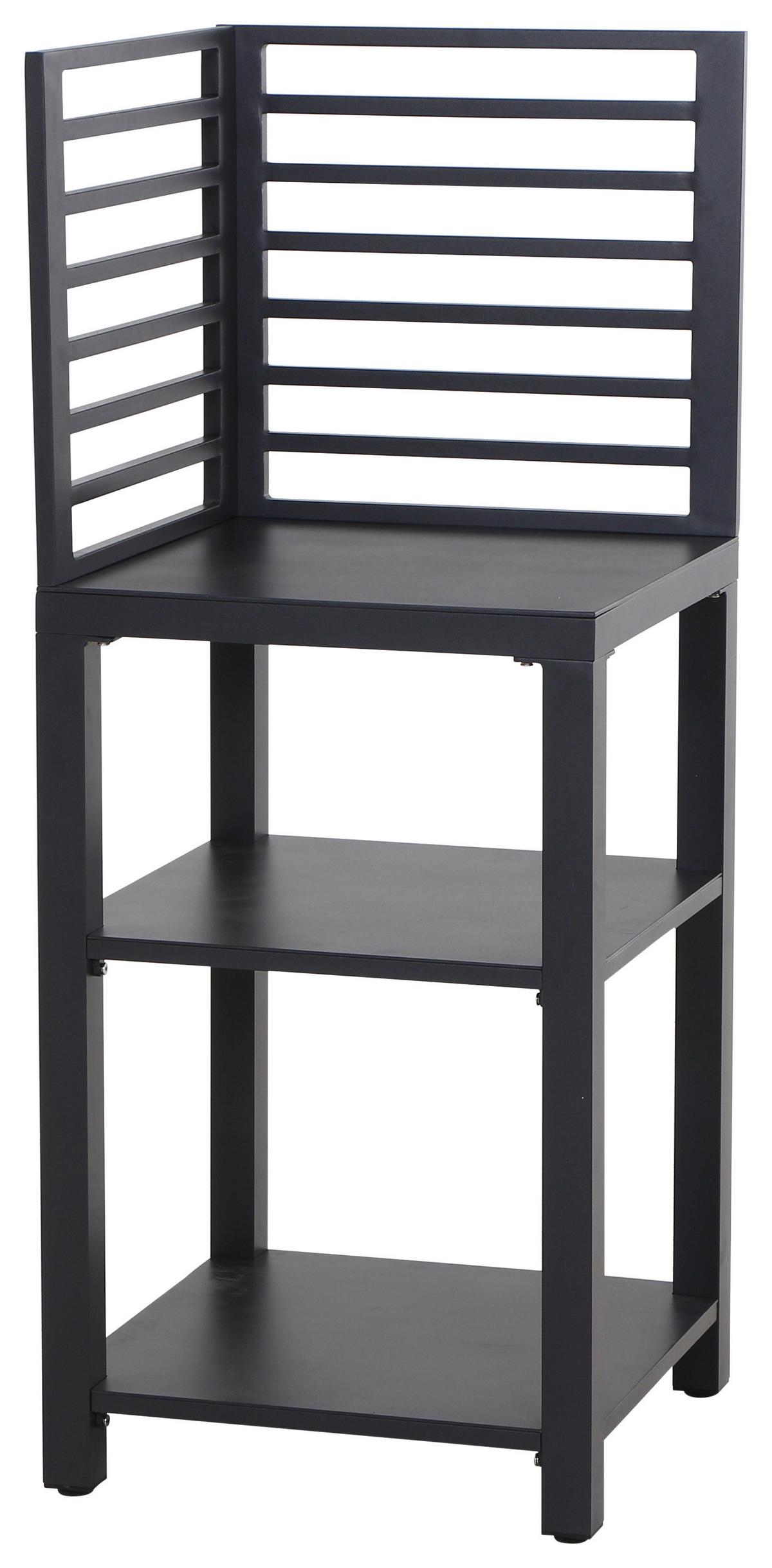 OUTDOORKÜCHE L19582 - Anthrazit, MODERN, Metall (56/90/56cm) - Siena Garden