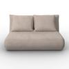 BÄDDSOFFA MACY - beige, Modern, metall/textil (141/68/87cm) - Bessagi Home