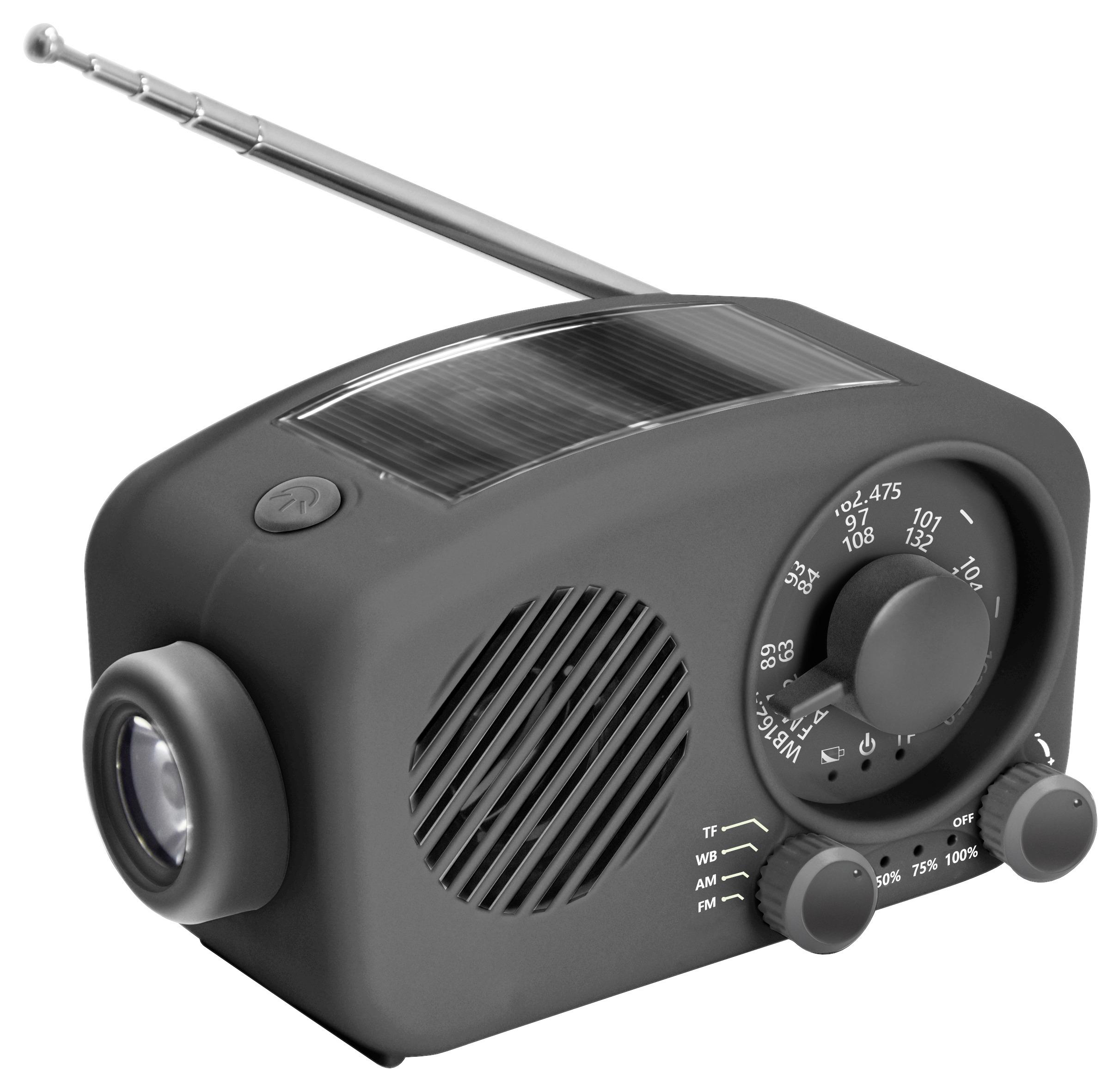 RADIO NABO EMERGENCY ONE - czarny, Konventionell, tworzywo sztuczne/metal (11,7/6,7/6,6cm) - Nabo