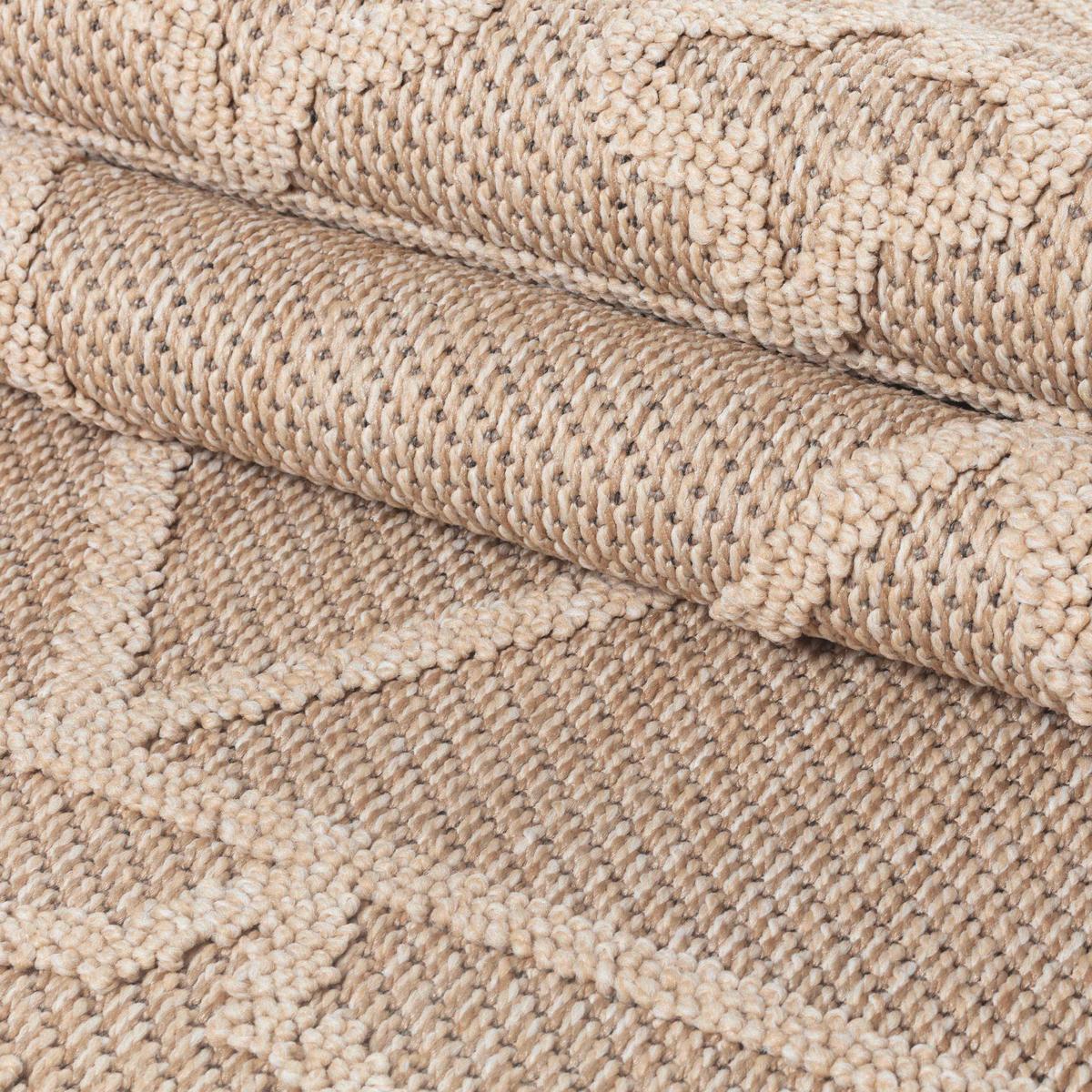 Outdoorteppich Patara Beige ca. 80x150cm - Beige, Design, Textil (80/150cm) - Novel