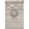 Garderobni Panel Funny - bela/srebrni hrast, Moderno, les (85/128/30cm) - Premium Living Garderobni Panel Funny - bela/srebrni hrast, Moderno, les (85/128/30cm) - Premium Living
