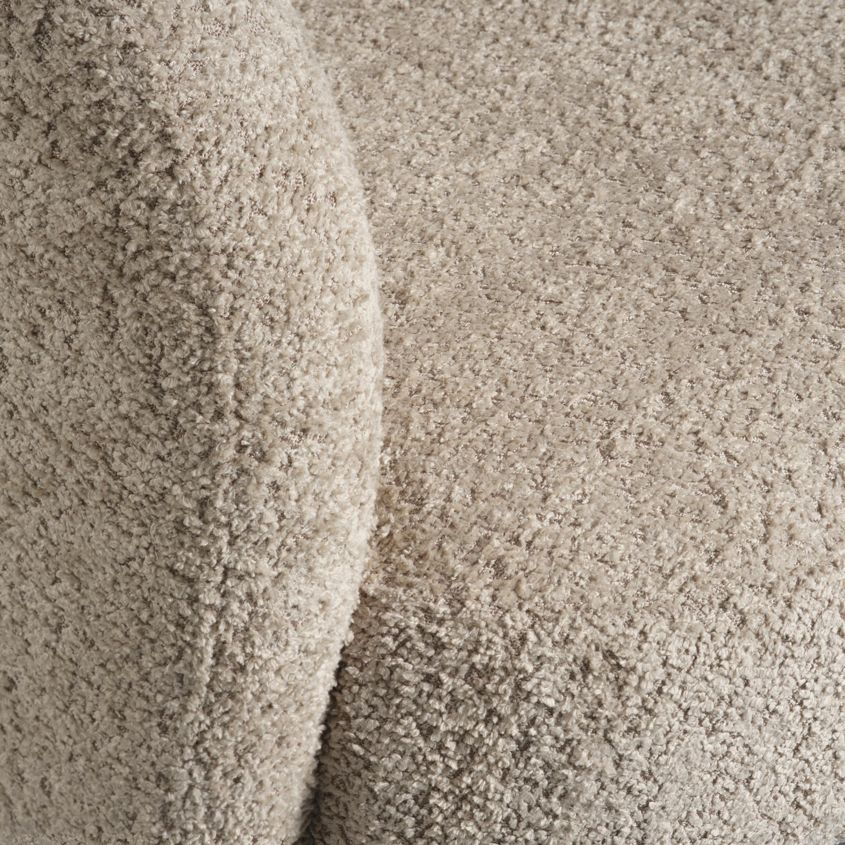 SNURRSTOL GIRO -TREND- - greige/silver, Modern, metall/textil (67/68/73cm) - Premium Living