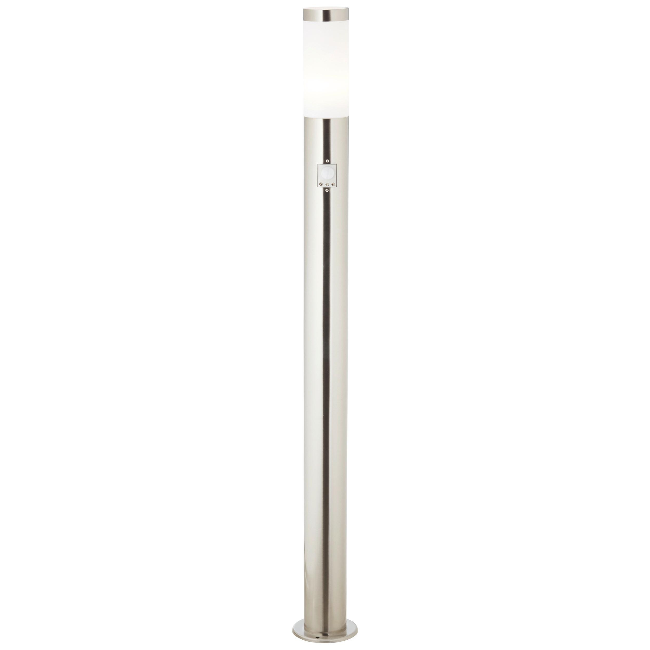 Außenstehleuchte Chorus Edelstahlfarben max. 40 Watt - Edelstahlfarben, KONVENTIONELL, Kunststoff/Metall (7,5/80cm) - Brilliant