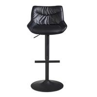 Barski Stol Wl7.005 - črna, Design, kovina/tekstil (45/106/55cm) - MID.YOU