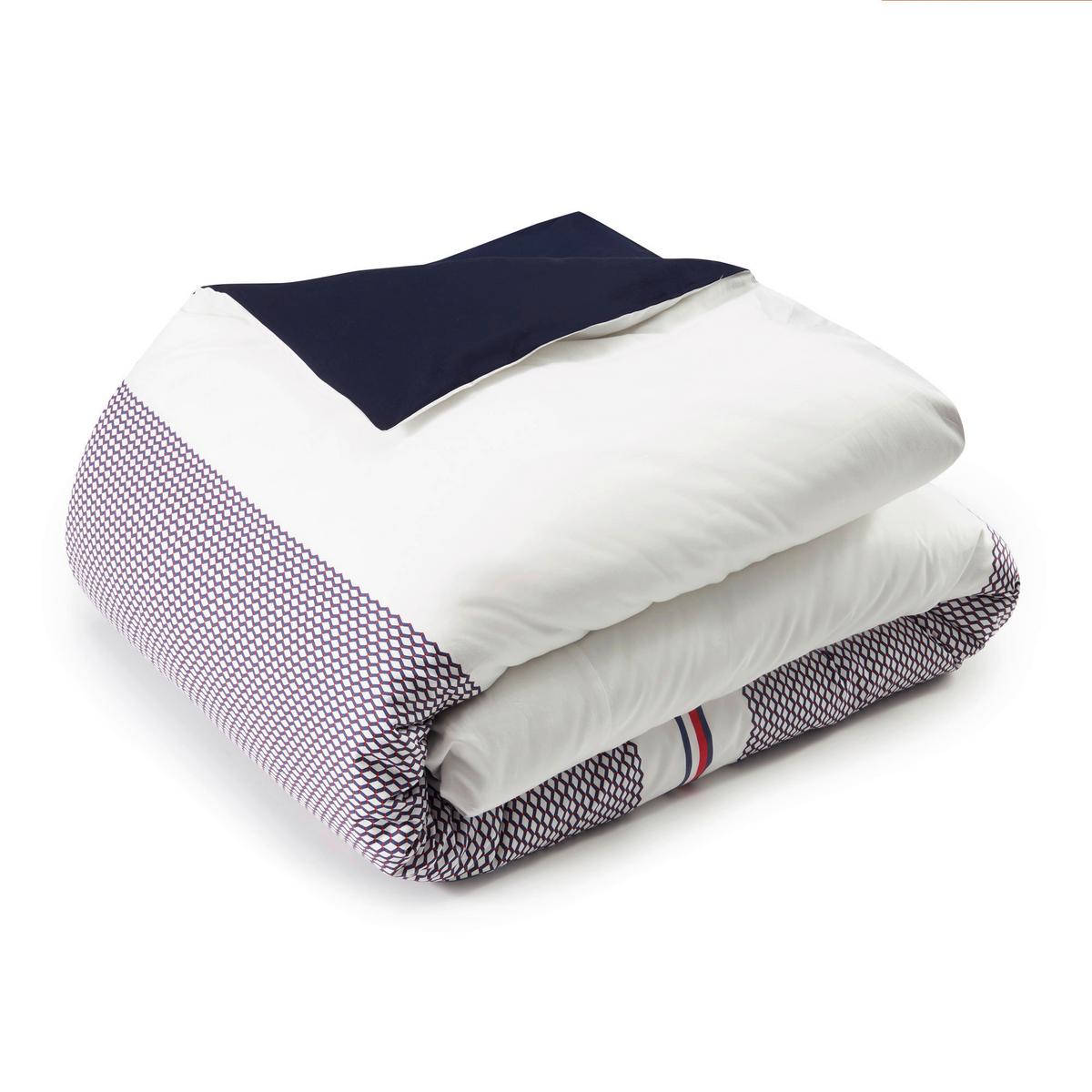 POŚCIEL SPORTY GEOMETRIC TG - ciemnoniebieski/czerwony, Basics, tkanina (135/200cm) - Tommy Hilfiger