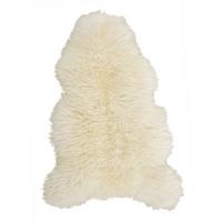 Schaffell Jenny in Weiß ca.90x60cm - Weiß, Fell (60/90-105cm) - Mömax