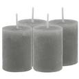 Votivkerze Lia in Grau - Grau, MODERN (4/5,5cm) - Mömax modern living