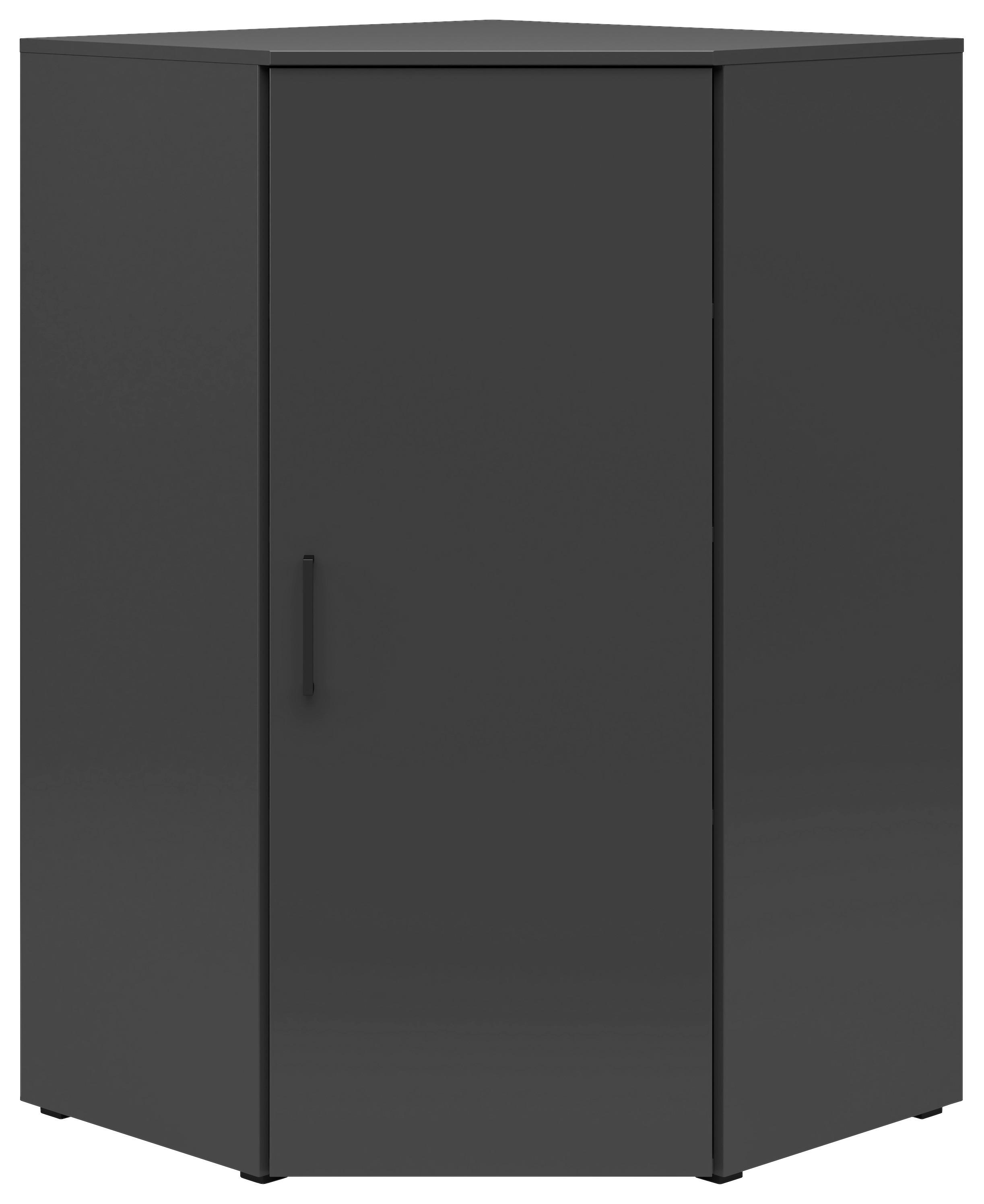 Comodă de colț MULTI - grafit, Modern, material pe bază de lemn (71,5/71,5cm) - Modern Living