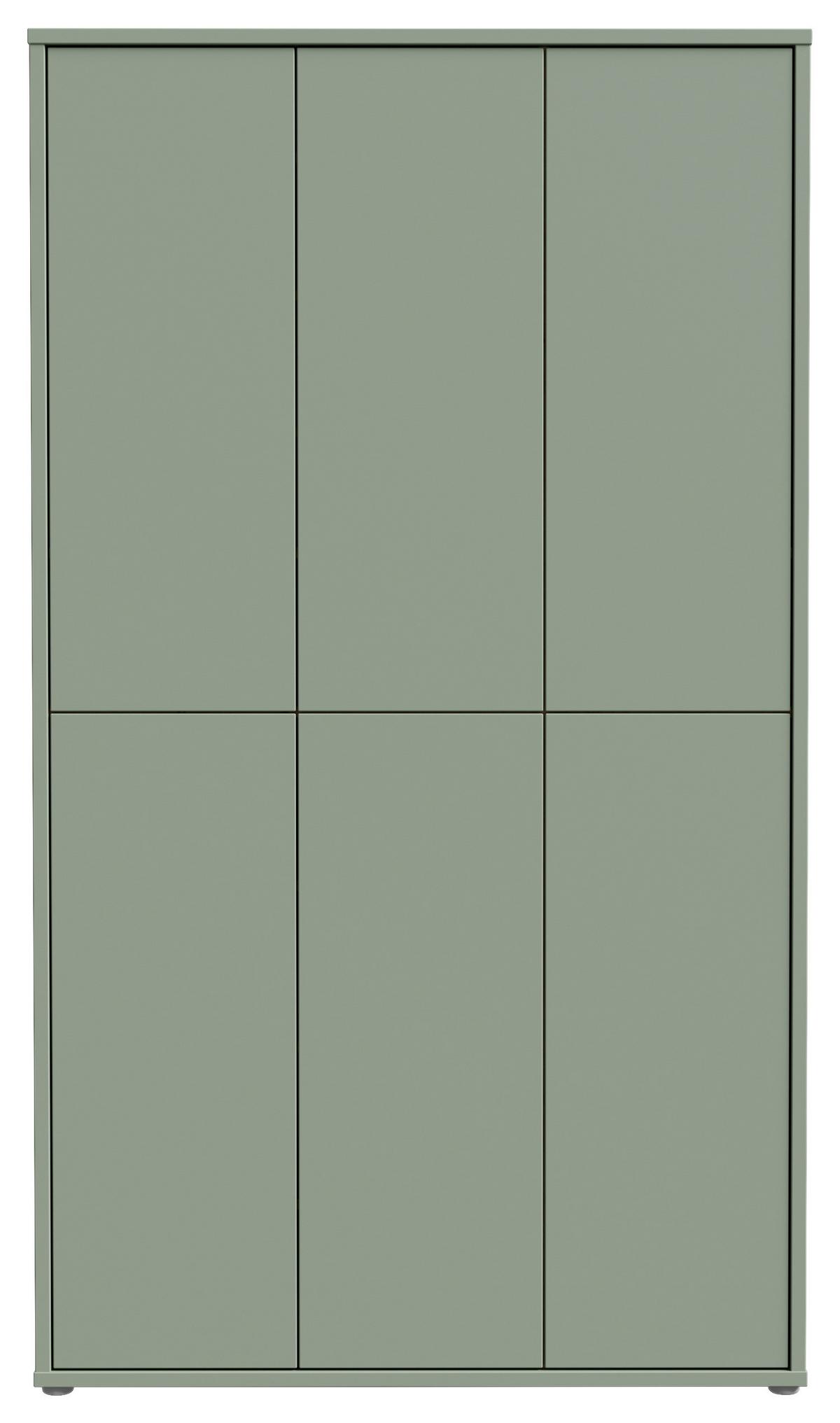 Ormar Za Cipele Alice Springs - siva/boje kadulje, Basics, drvni materijal/plastika (110/192/35cm) - Modern Living