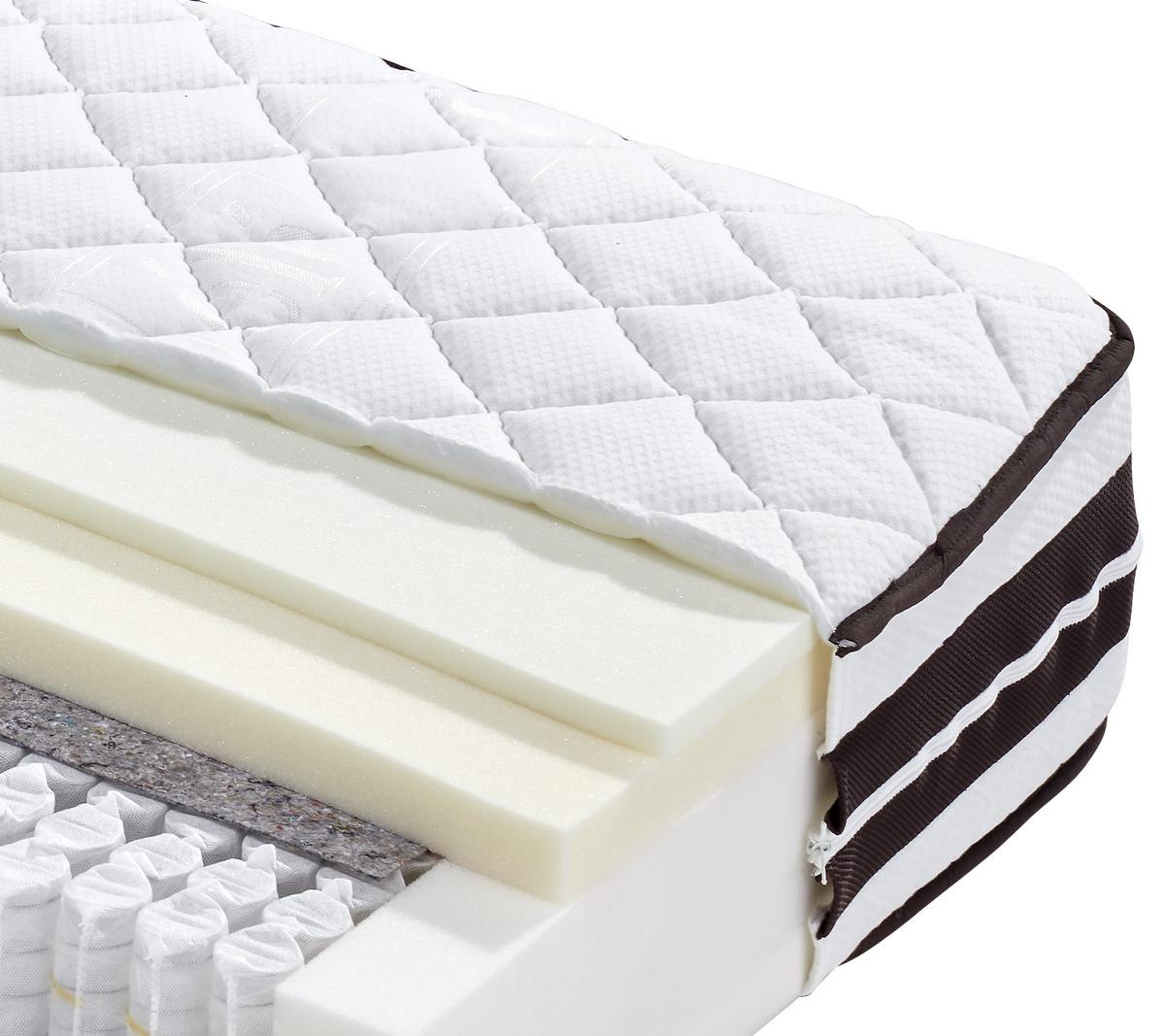 Madrac S Džep. Opruž. Jezgrom Cecile H2/h3 - bijela, tekstil (80/200cm) - Ele