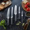COUTEAU À ÉPLUCHER PROFI LINE - couleur inox/noir, KONVENTIONELL, métal/matière synthétique (21cm) - Gourmesto