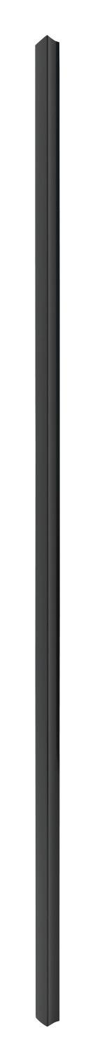 Ročaj Unit - črna, Moderno, umetna masa (103,5/2,8/2cm) - Based
