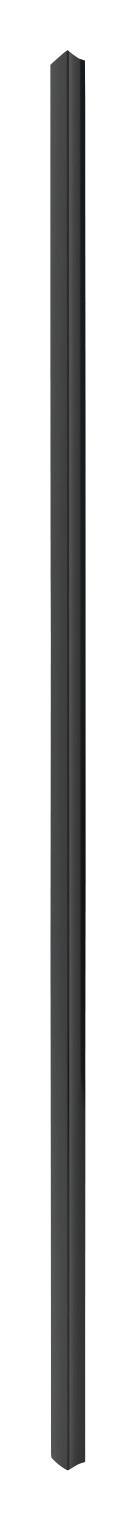 Griff "UNIT" in Schwarz - Schwarz, MODERN, Kunststoff (103,5/2,8/2cm) - Based