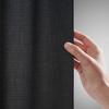 GARDINLÄNGD LEO - svart, Modern, textil (135/300cm) - Premium Living