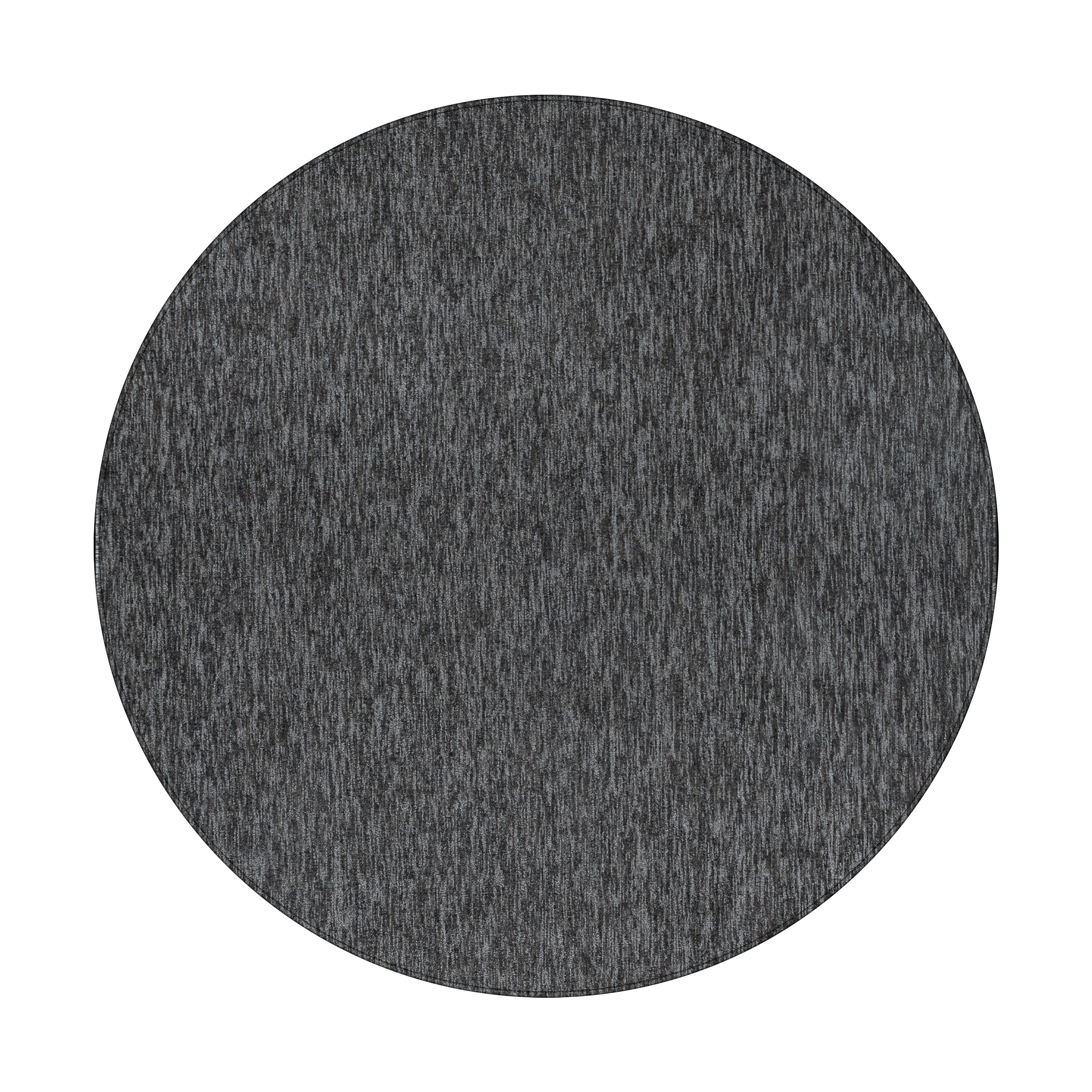 Flachwebeteppich Nizza Anthrazit Ø ca. 160cm - Anthrazit, Design, Textil (160/160cm) - Ayyildiz 