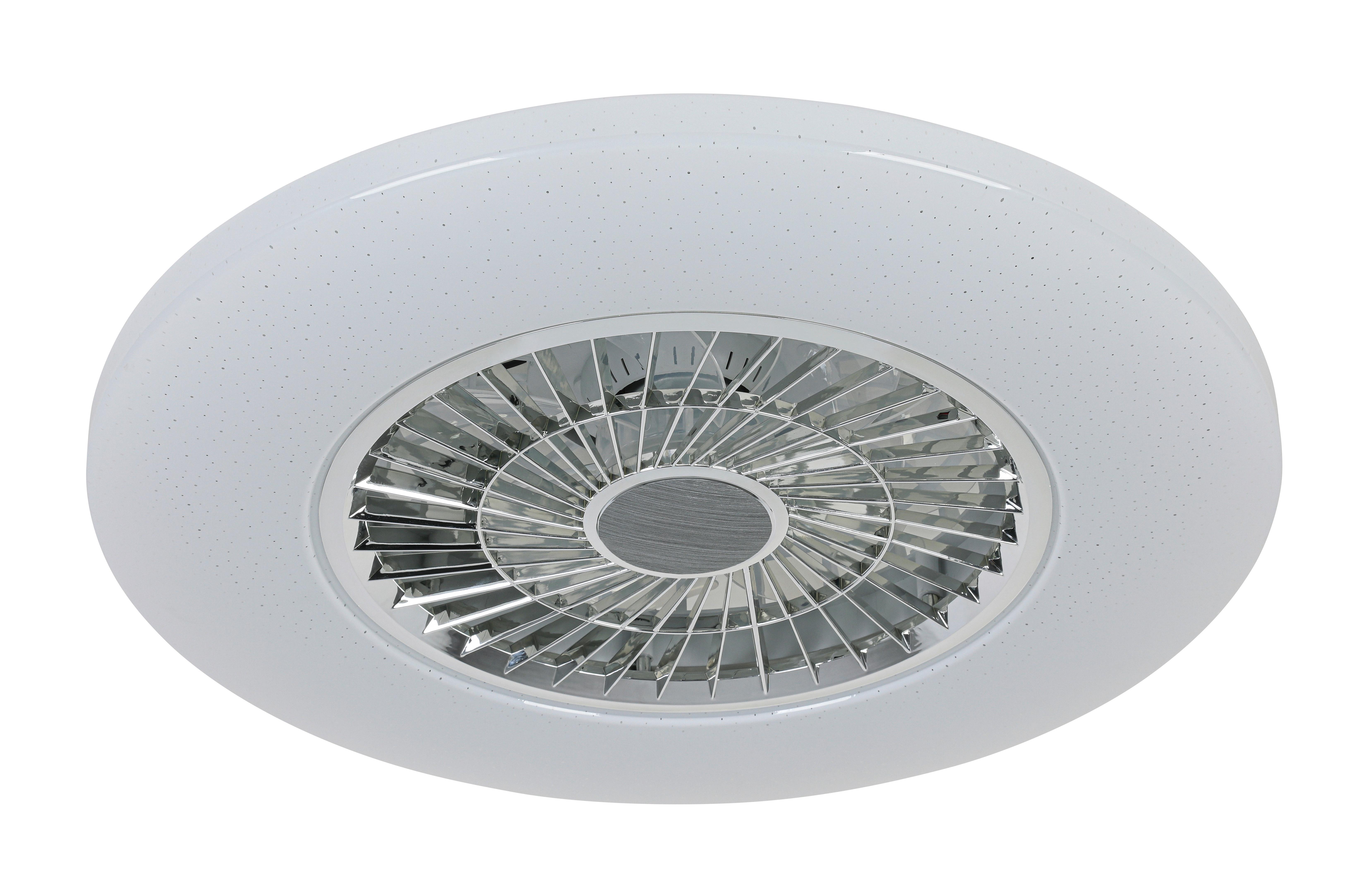 LED-TAKLAMPA LUFTIKU - vit/kromfärg, Klassisk, metall/plast (58/14,5cm) - Premium Living