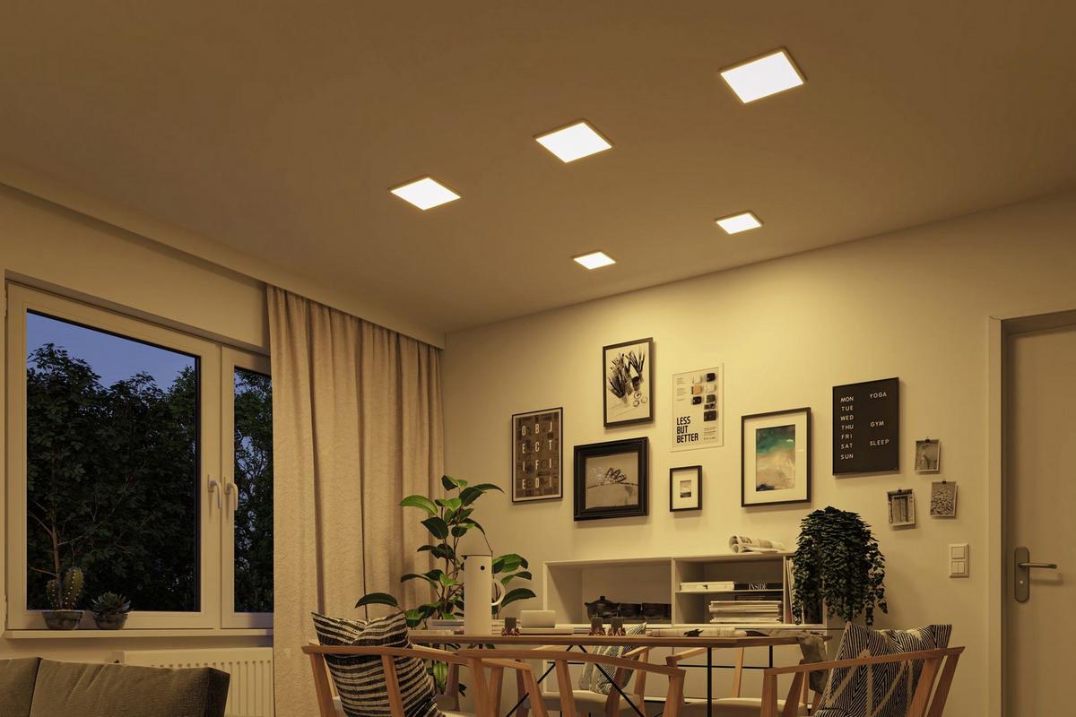 LED-Deckenleuchte Areo VariFit in Weiß max. 15 Watt - Weiß, Basics, Kunststoff (23/23cm) - Paulmann