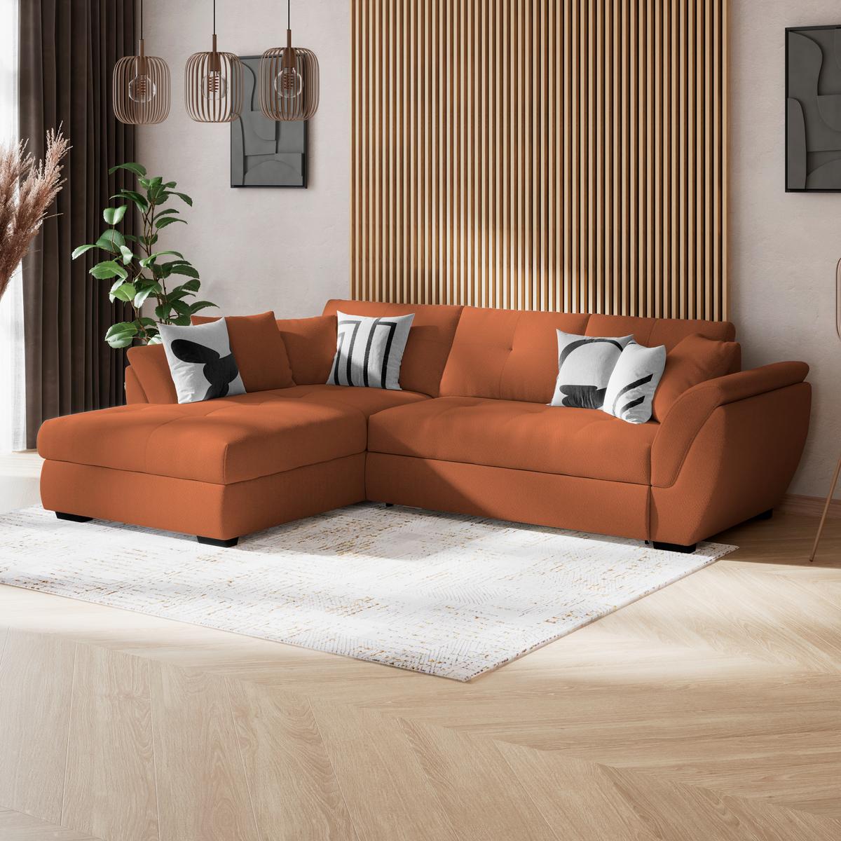 COLțAR - teracotă, Konventionell, textil (187/278cm) - Ondega