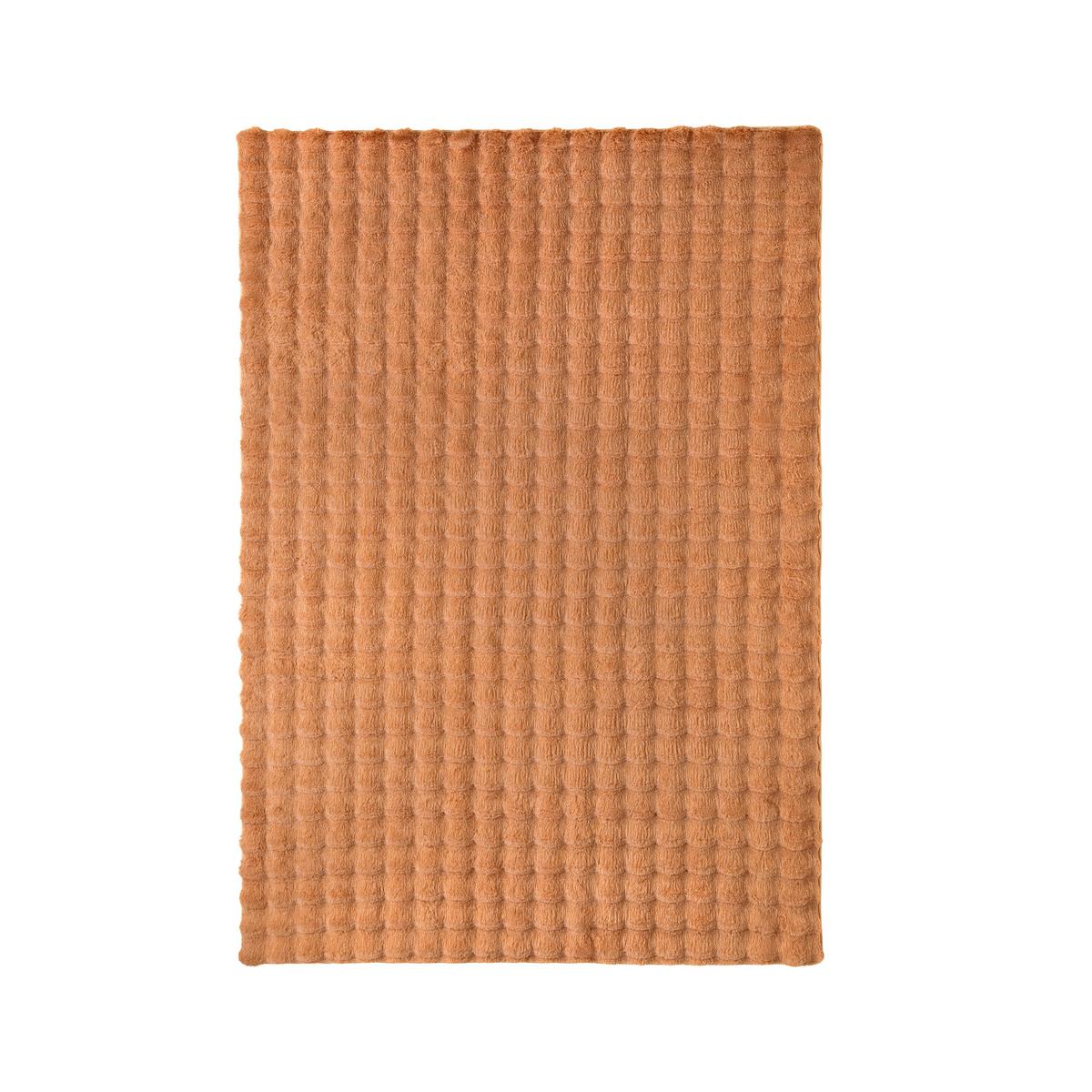 Kunstfell Bubble 1 Orange ca. 80x150cm - Orange, MODERN, Textil (80/150cm) - Mömax