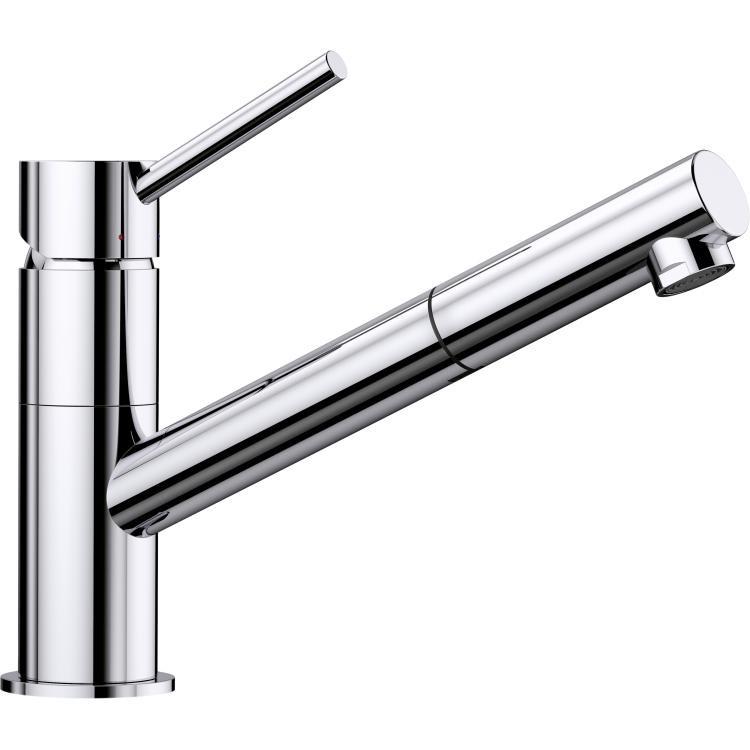 Kuhinjska Armatura Kano-S - boja hroma, Moderno, metal - Blanco