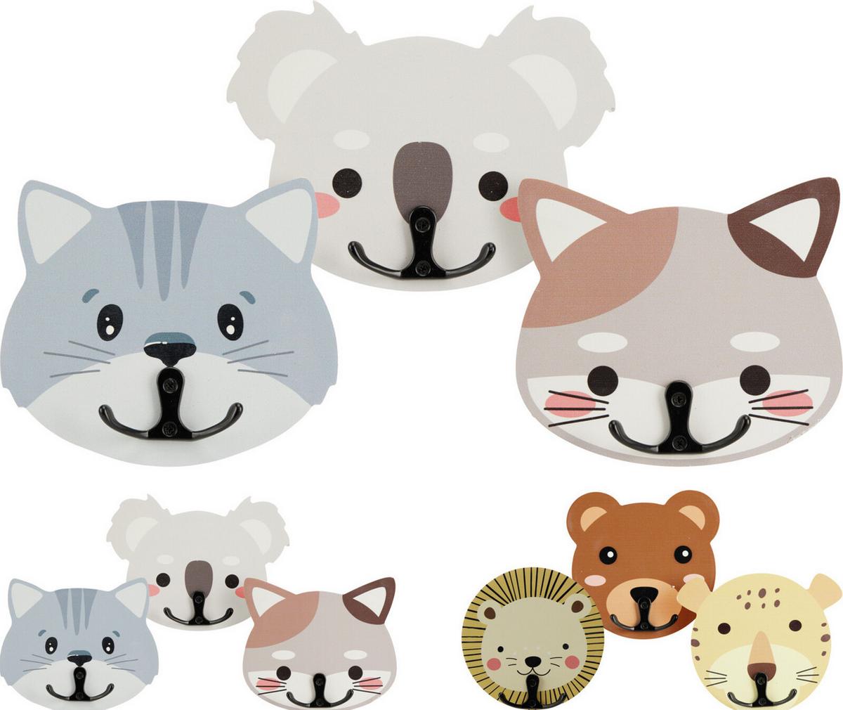 Akasztó Szett 3db/csomag Kids Collection - többszínű, műanyag