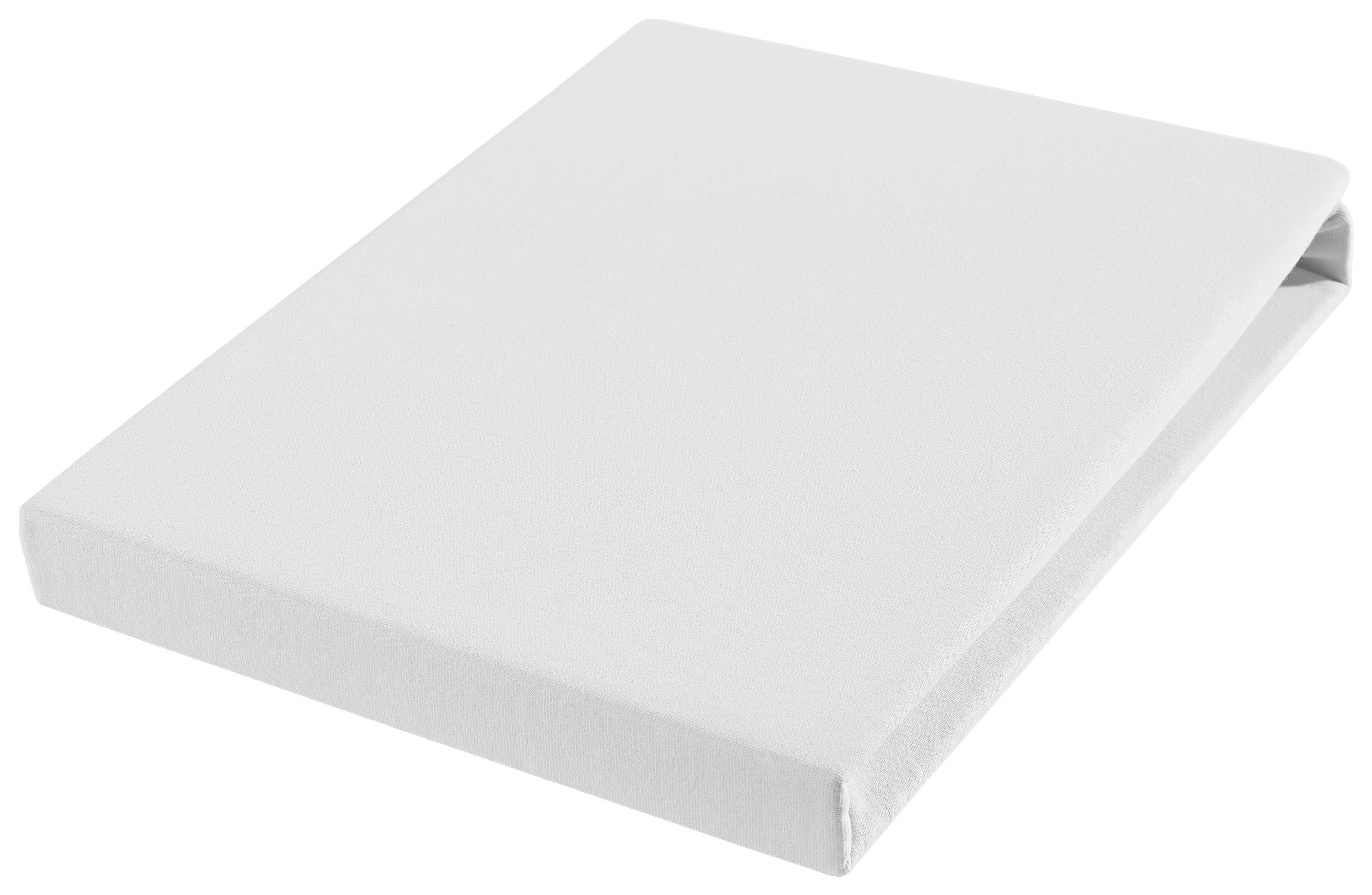 PRZEŚCIERADŁO Z GUMKĄ FLORENZ - biały, Basics, tkanina (90-100/200-220cm) - Novel