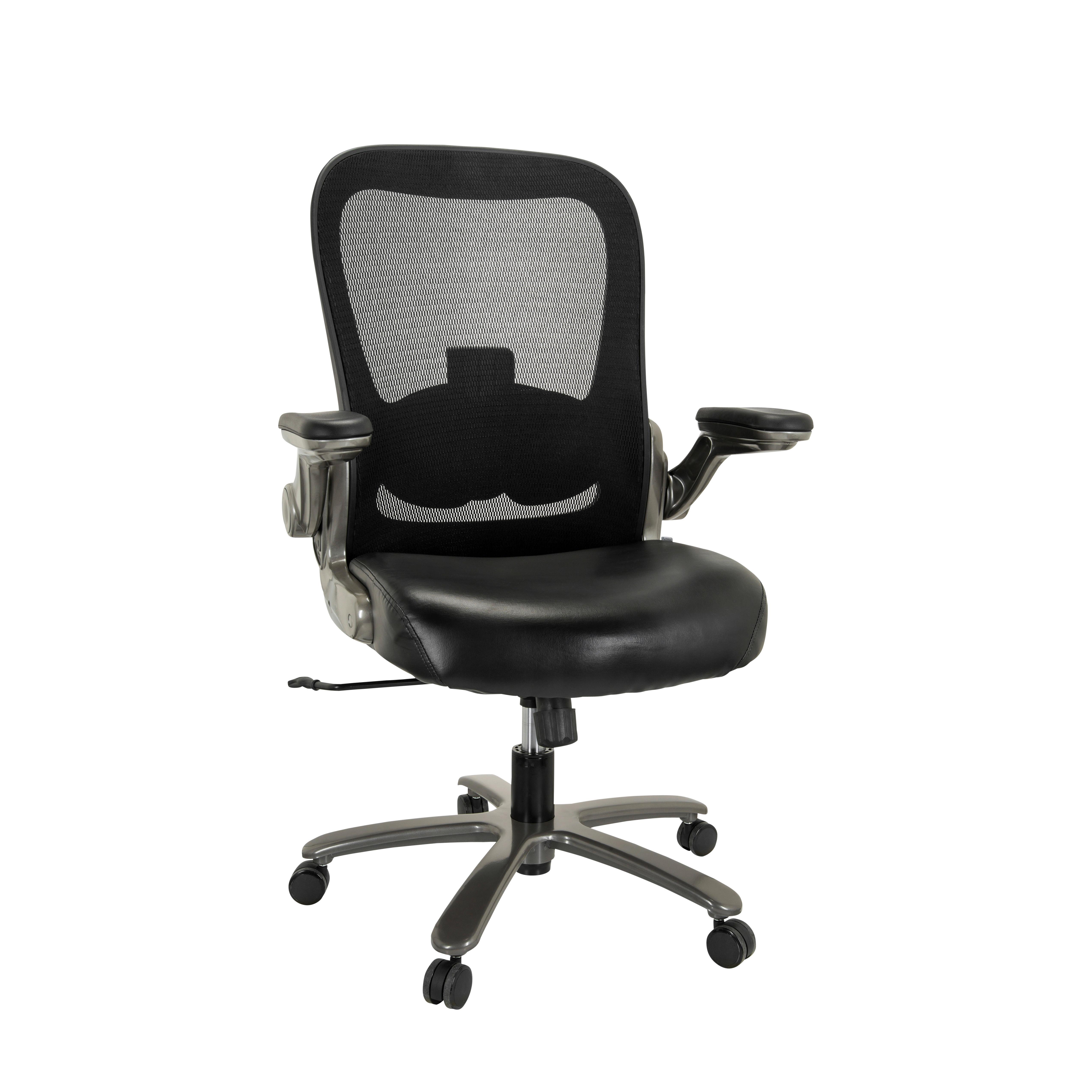 Pisarniški Stol Instructor T I, Črna - srebrne barve/črna, Basics, kovina/umetna masa (75/122/68cm) - MID.YOU