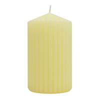 Stumpenkerze Liona Gelb - Gelb (7/12cm) - Mömax