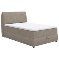 Box Ágy Cooper - taupe, Konventionell, faalapú anyag/textil (140/200cm)