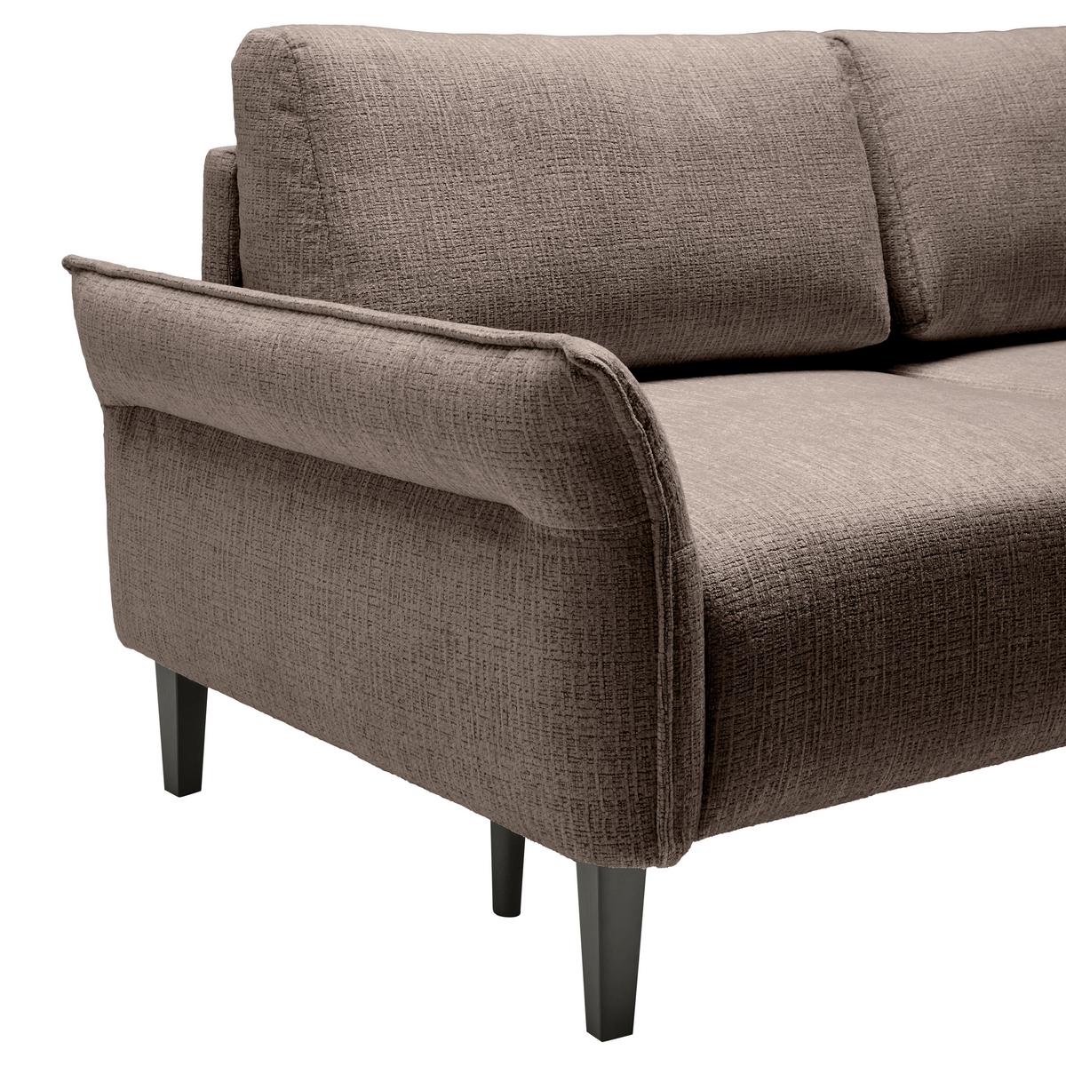 CANAPEA CU 3 LOCURI CUSTOM - crem/maro închis, Modern, textil (183/85/92cm) - Mömax