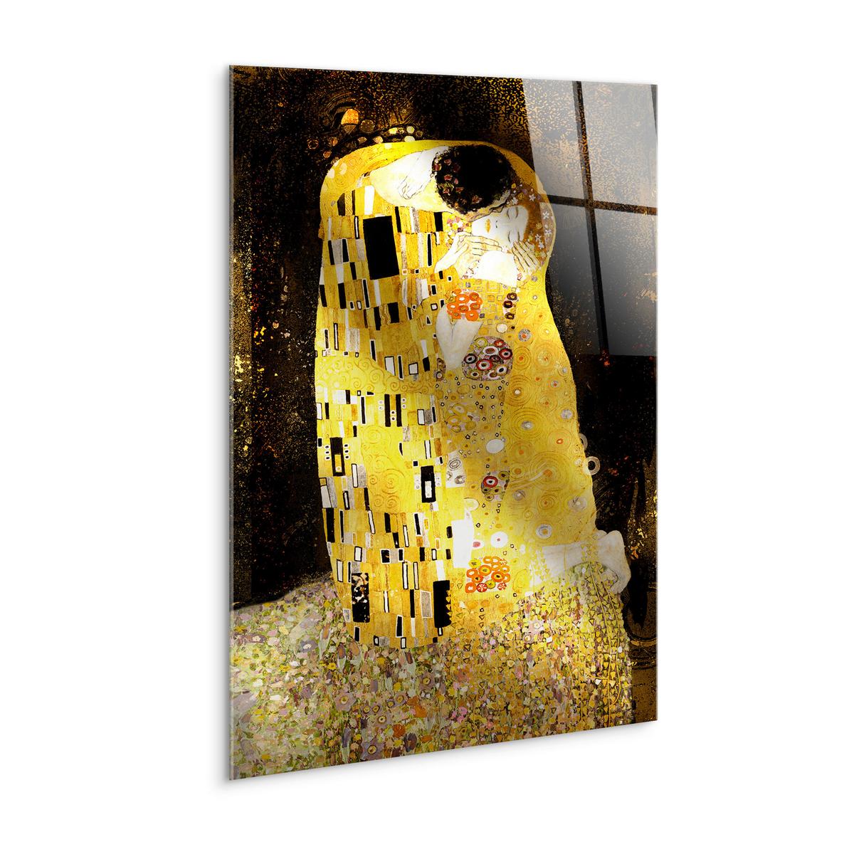 Glasbild Multicolor ca. 70x100cm - Multicolor, Basics, Glas/Papier (70/100cm)