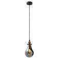 Pendelleuchte Luciana - Grau, MODERN, Glas (13.5/129.5cm) - Modern Living Pendelleuchte Luciana - Grau, MODERN, Glas (13.5/129.5cm) - Modern Living