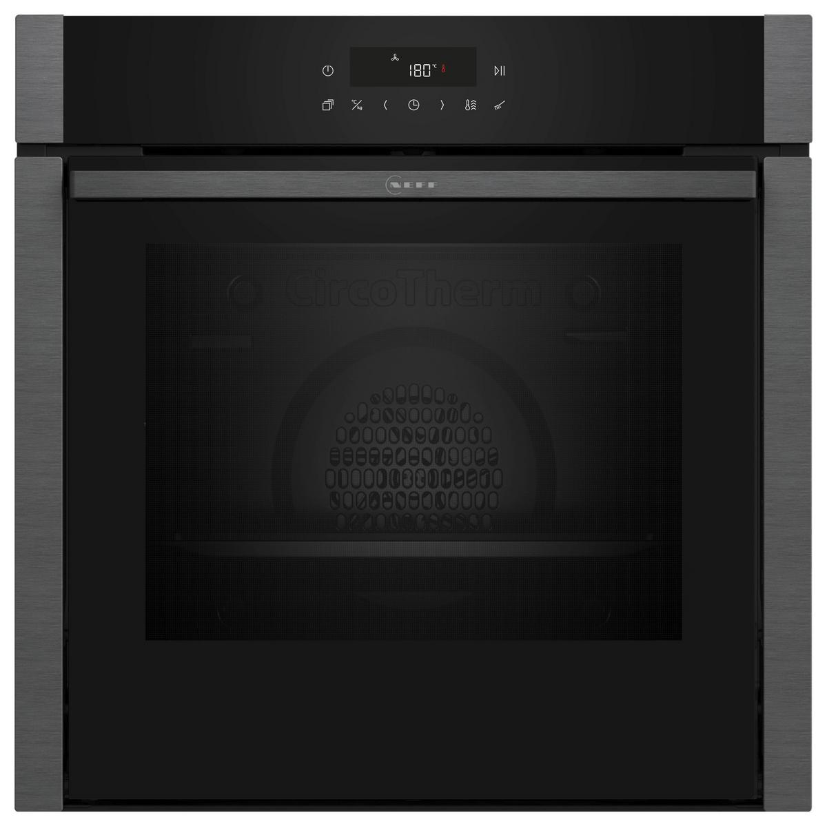 Backofenset 3MIOSH80V Graphitfarben - Graphitfarben, MODERN, Glas/Metall (59,4/59,5/54,8cm) - Neff