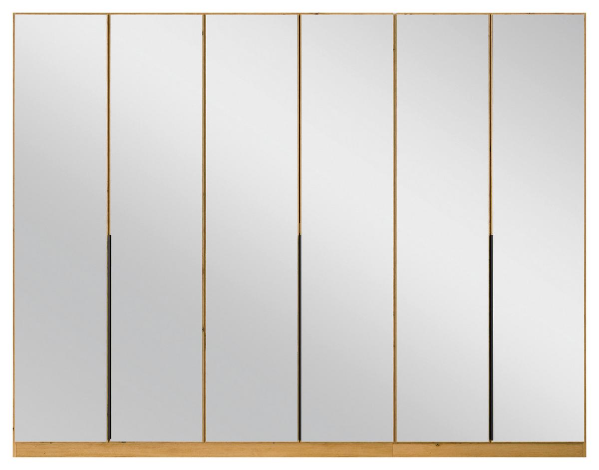 Ormar S Klasičnim Vratima Skyla - siva/hrast Artisan, Moderno, drvni materijal/metal (271/210/54cm) - Modern Living