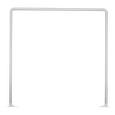 Duschvorhangstange Hilde in Silberfarben - Silberfarben, KONVENTIONELL, Metall (91cm) - Mömax modern living